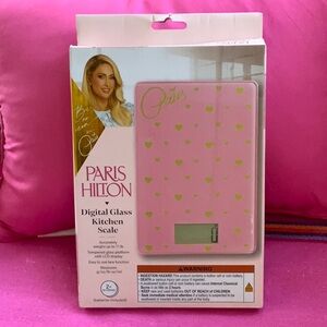 💖💗Paris Hilton Digital Glass Kitchen Scale